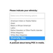 Podcast Diversity Hire