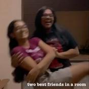 Podcast two best friends in a room