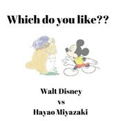 Podcast Walt Disney vs Hayao Miyazaki